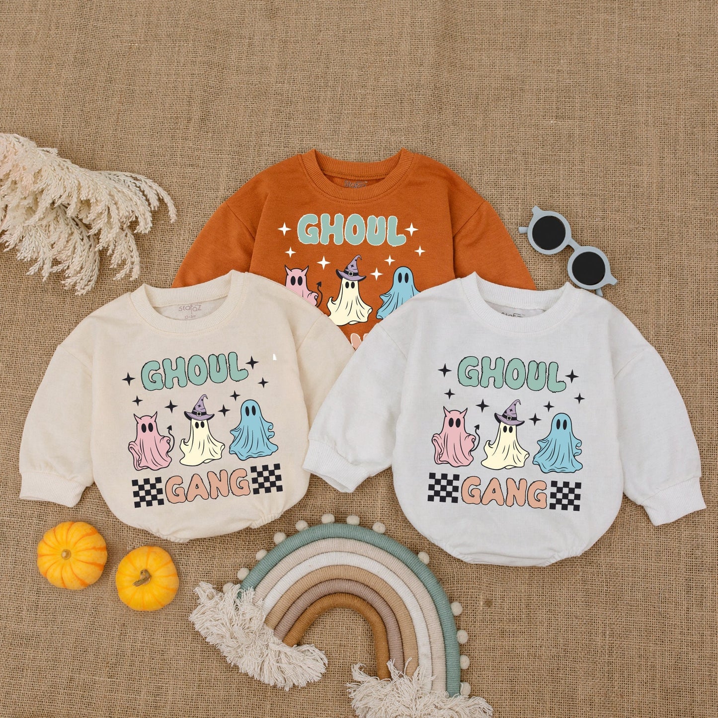 Spooky Era Halloween Pumpkin Romper: Baby Shower & Costume Ready