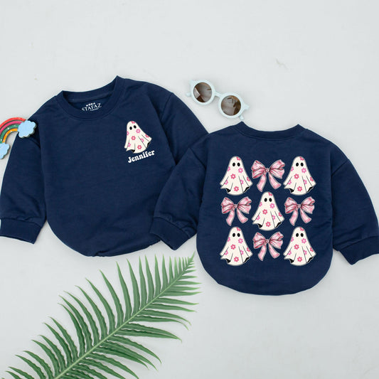 Baby's First Halloween Romper: Personalized Spooky Boo Outfit