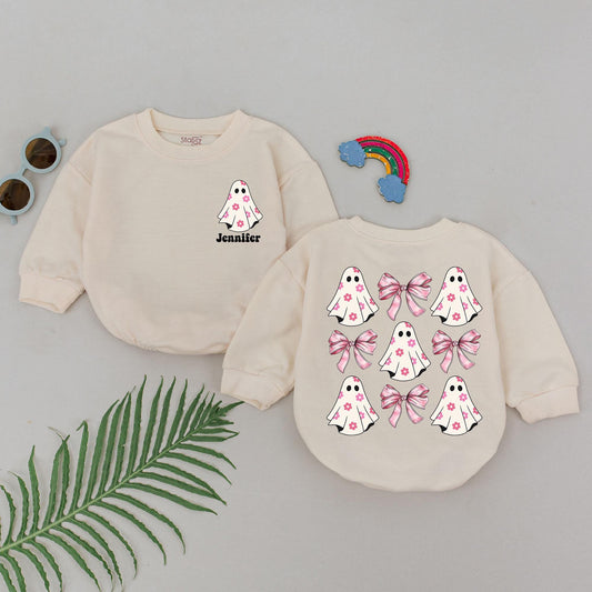 Baby's First Halloween Romper: Personalized Spooky Boo Outfit