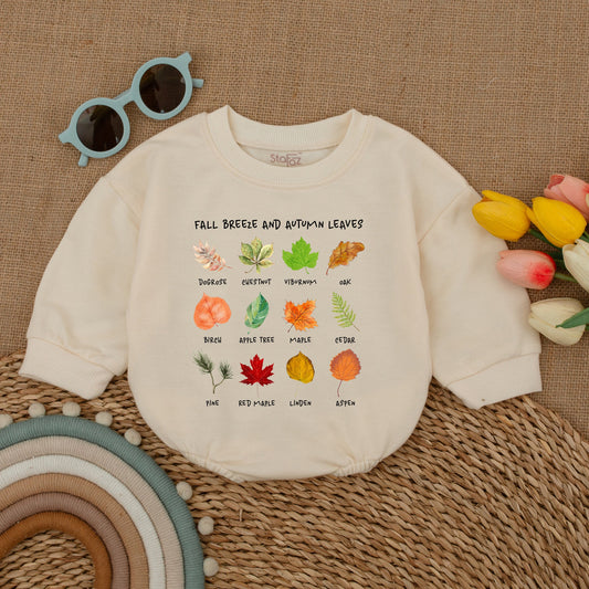 Autumn Retro Baby Romper: Thanksgiving & Fall Bodysuit Gift
