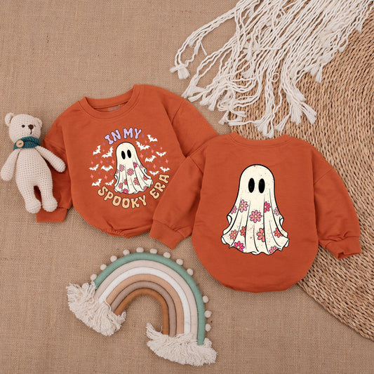 Spooky Vibes Baby Romper - Cute Halloween Bodysuit for Newborns