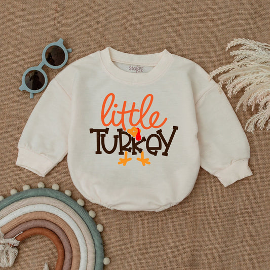Thanksgiving Baby Romper, Fall Pumpkin Bodysuit, Baby Shower Gift