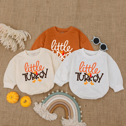 Thanksgiving Baby Romper, Fall Pumpkin Bodysuit, Baby Shower Gift