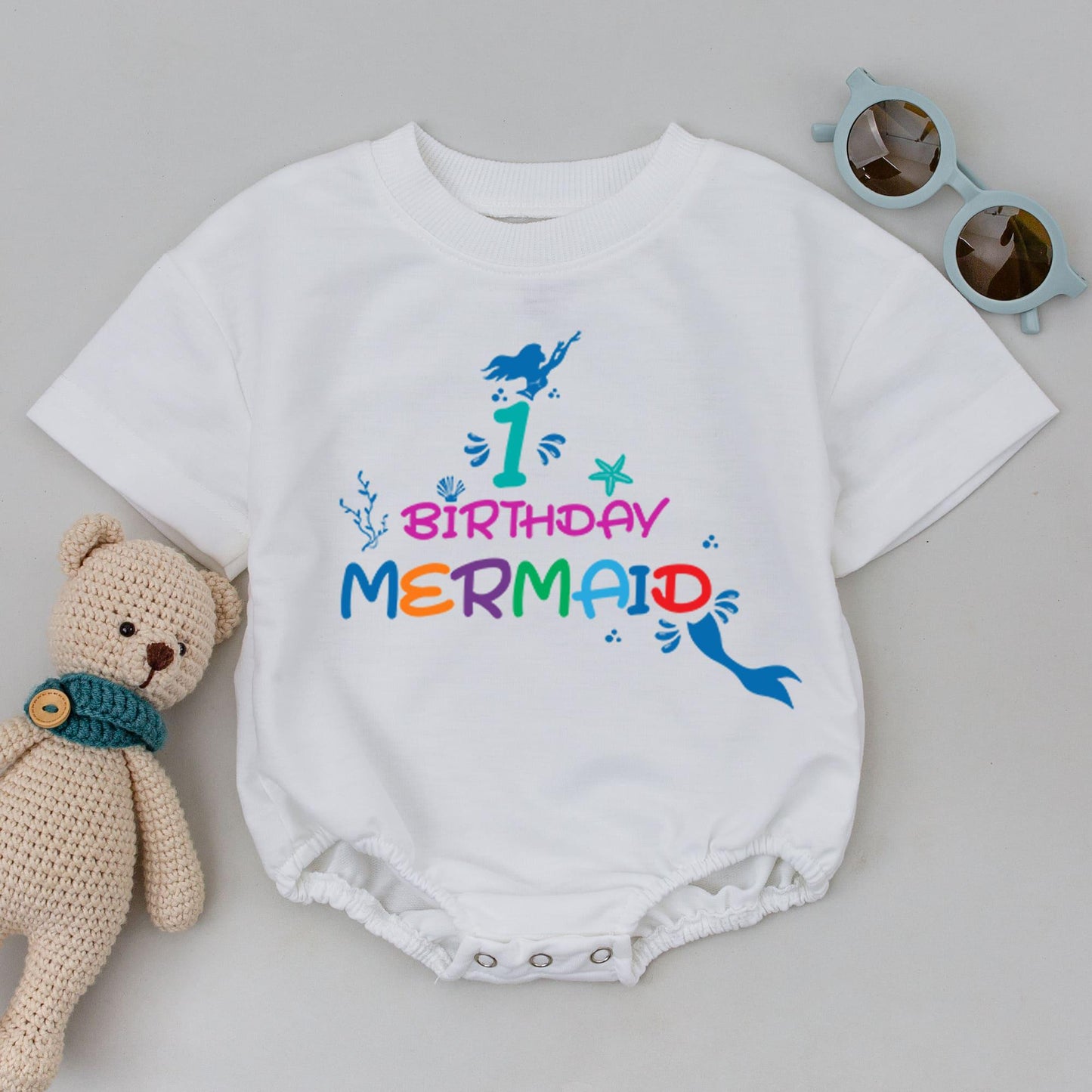Family Mermaid Birthday Tees – Personalized Under The Sea Shirts