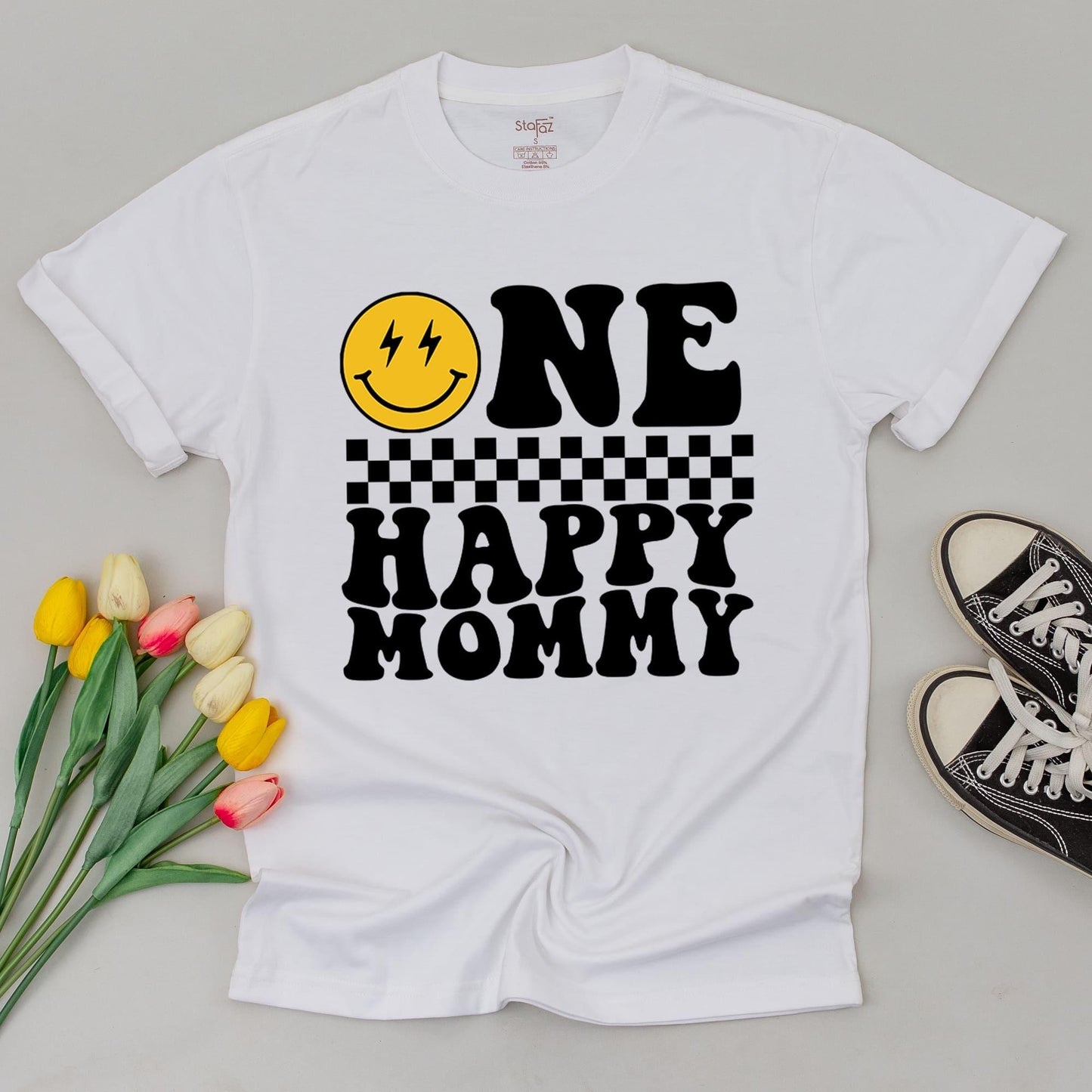 Retro Smiley 1st Birthday Shirt Set – Family Matching Outfits