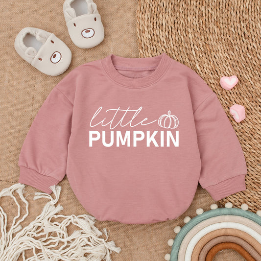 Adorable Little Pumpkin Baby Romper Fall Bodysuit for Baby Girl Boy First Halloween Thanksgiving Outfit Baby Shower Gift
