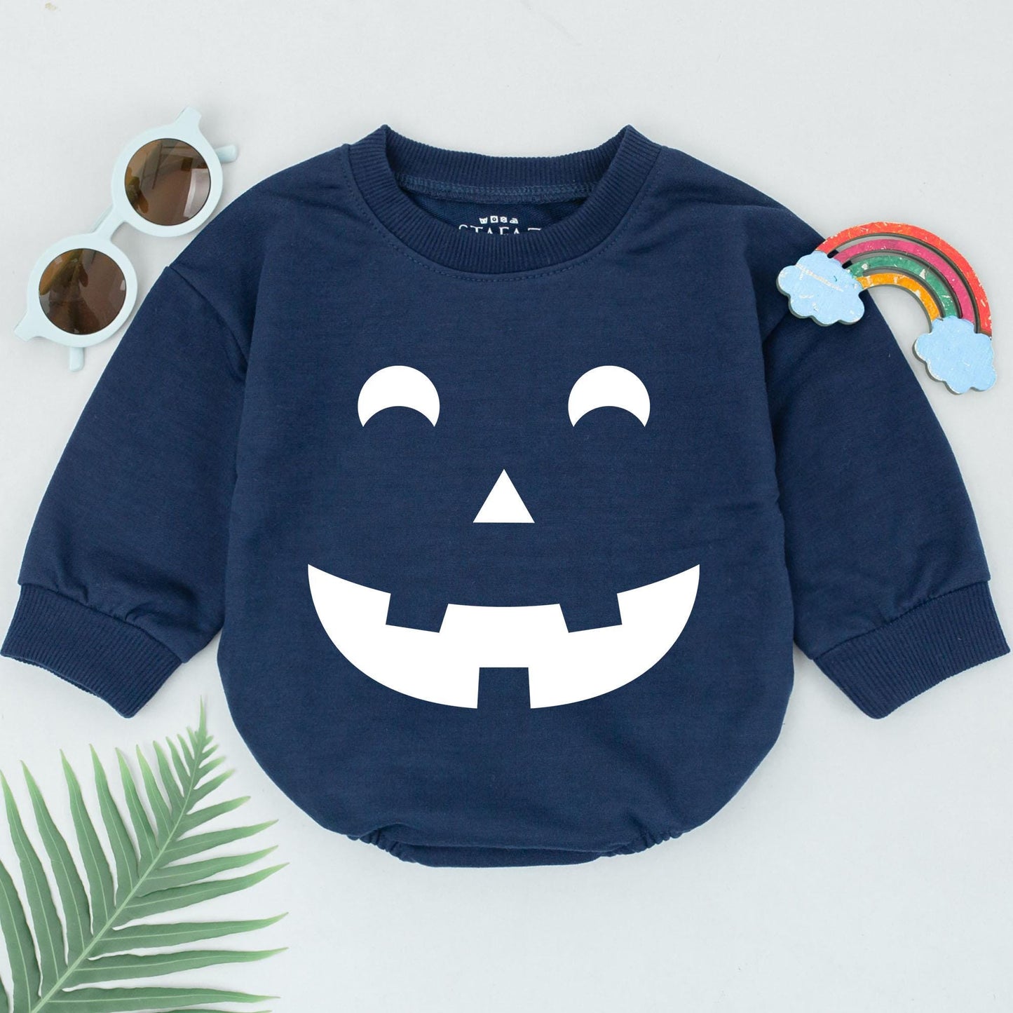 Adorable Pumpkin Romper for Baby Girls – Perfect Halloween Outfit