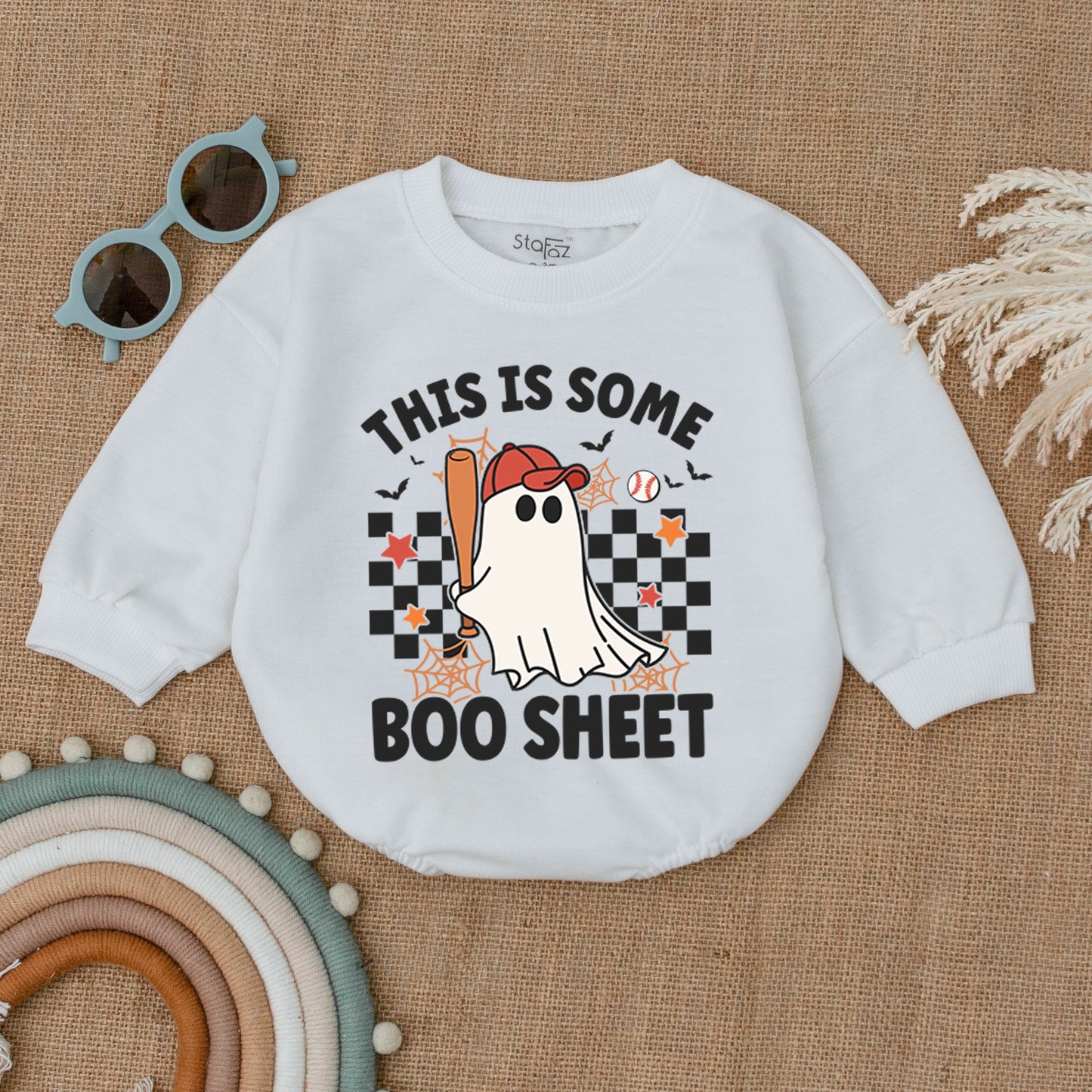 Spooky Bubble Romper, My First Halloween Bodysuit, Baby Gift Outfit