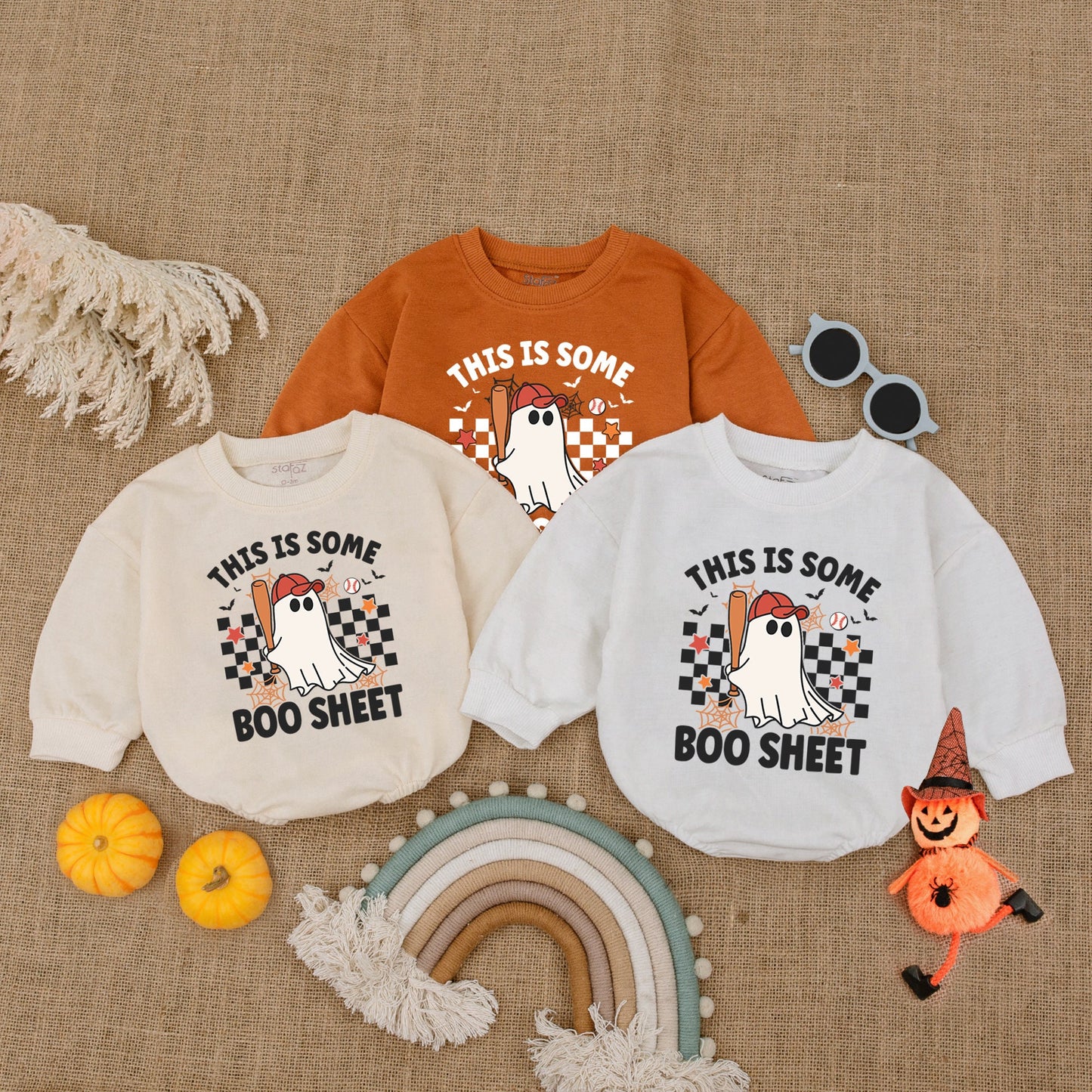 Spooky Bubble Romper, My First Halloween Bodysuit, Baby Gift Outfit