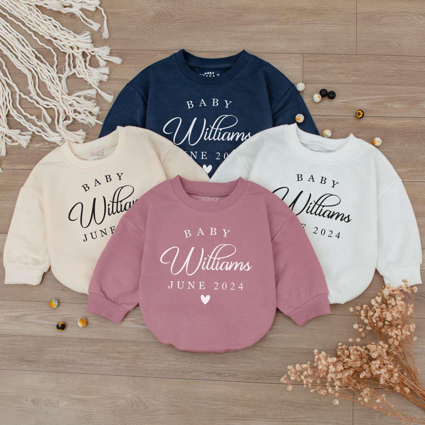 Personalized Coming Soon Baby Bodysuit, Gender Neutral Gift