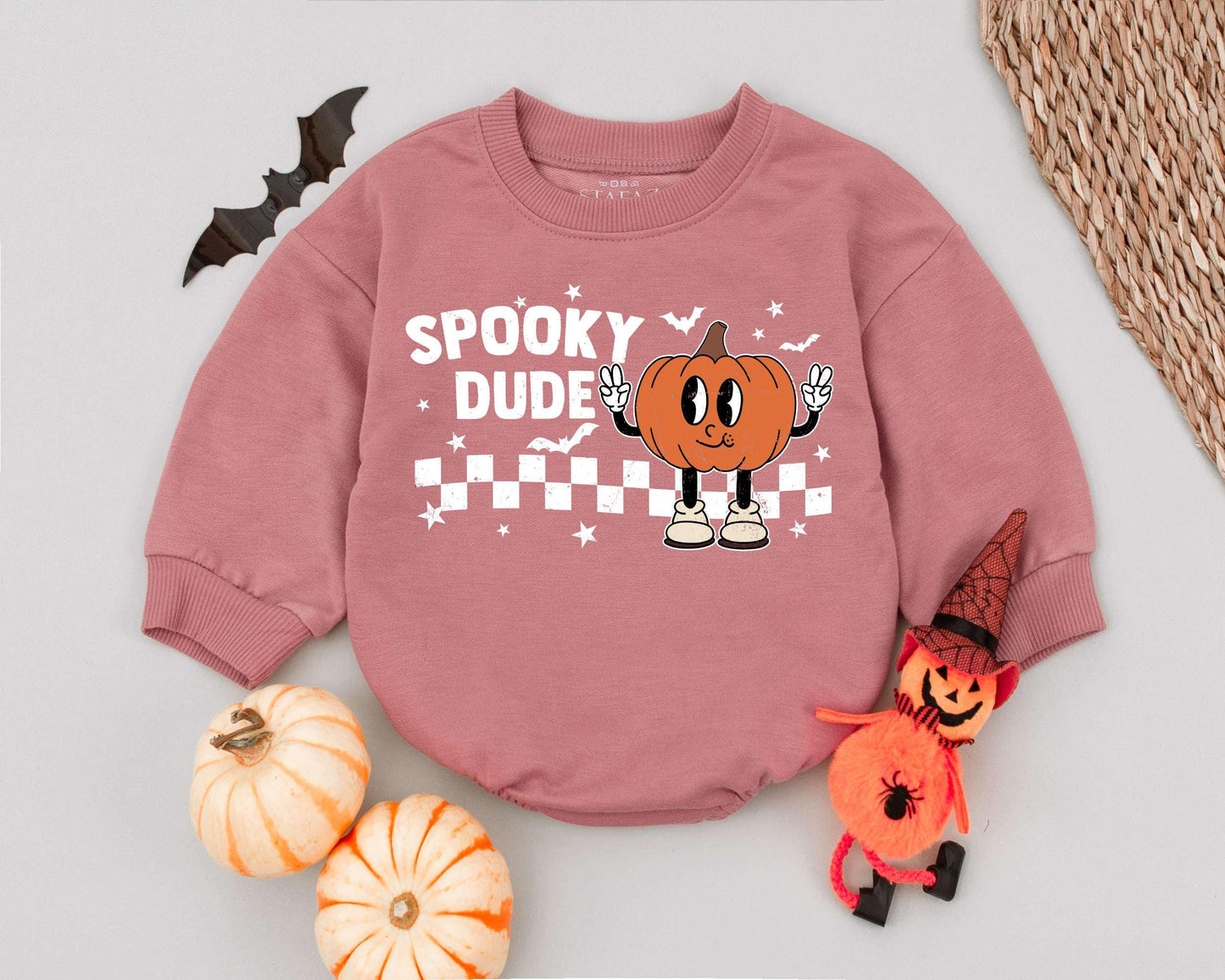 Retro Baby Halloween Sweatshirt - Cute & Spooky First Fall Outfit