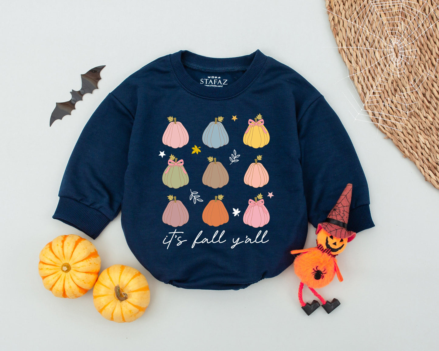 Little Pumpkin 1st Thanksgiving Romper - Newborn Fall Baby Outfit