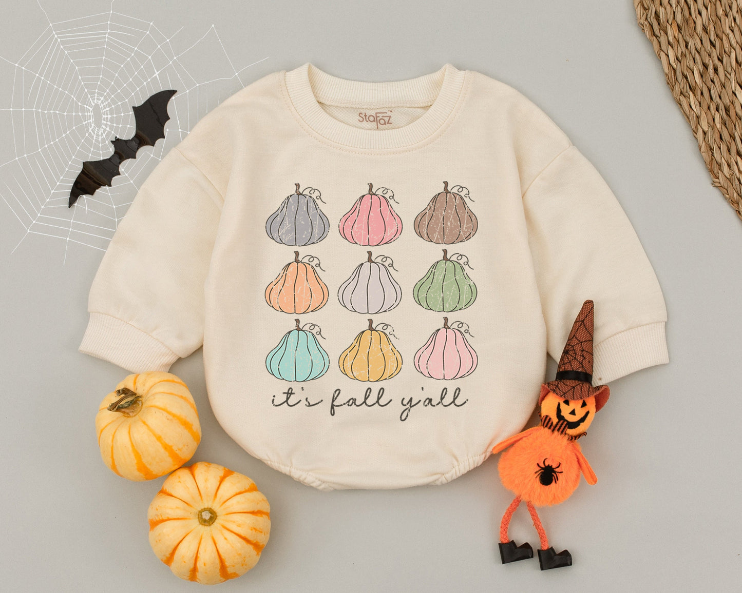 Little Pumpkin Thanksgiving Romper – Fall Baby Outfit, 1st Birthday
