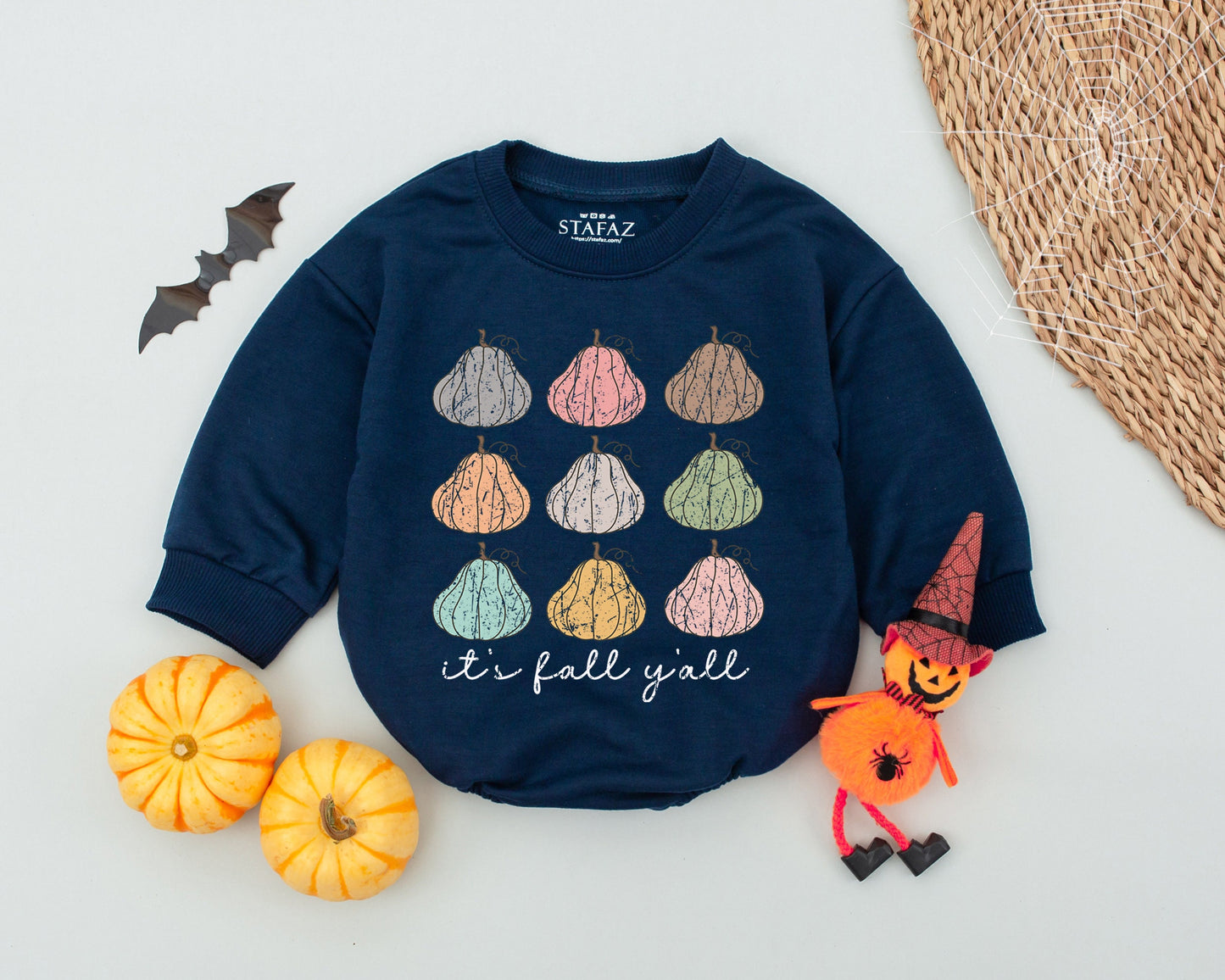 Little Pumpkin Thanksgiving Romper – Fall Baby Outfit, 1st Birthday