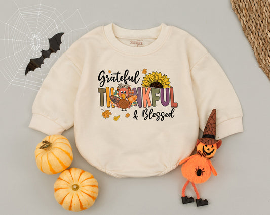 Baby's 1st Thanksgiving Romper – Cute Turkey Outfit & Bodysuit