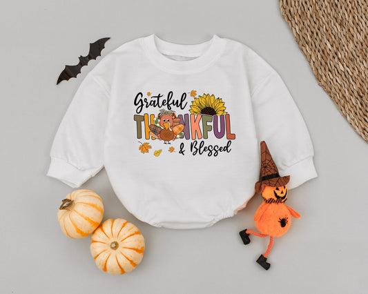 Baby's 1st Thanksgiving Romper – Cute Turkey Outfit & Bodysuit