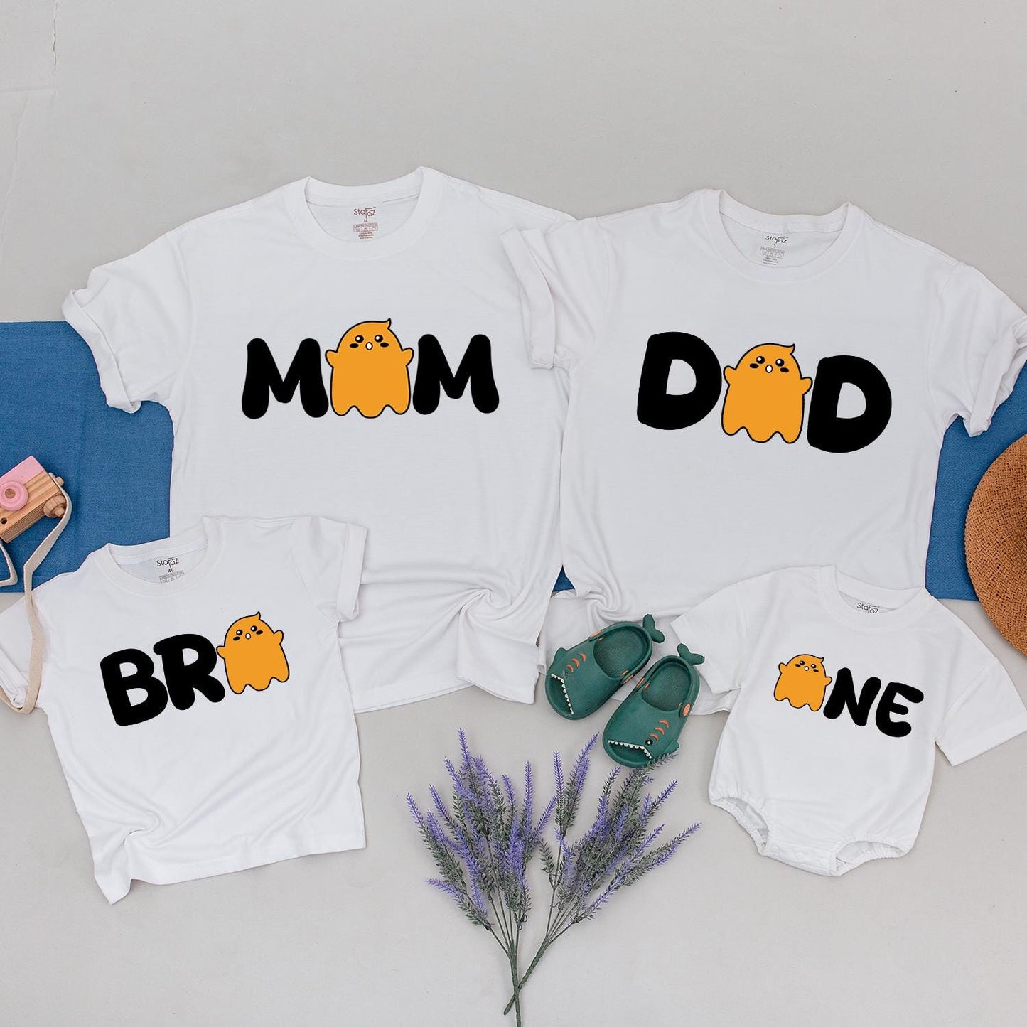 Spooky First Birthday Shirts: Halloween Mommy and Me Matching Set
