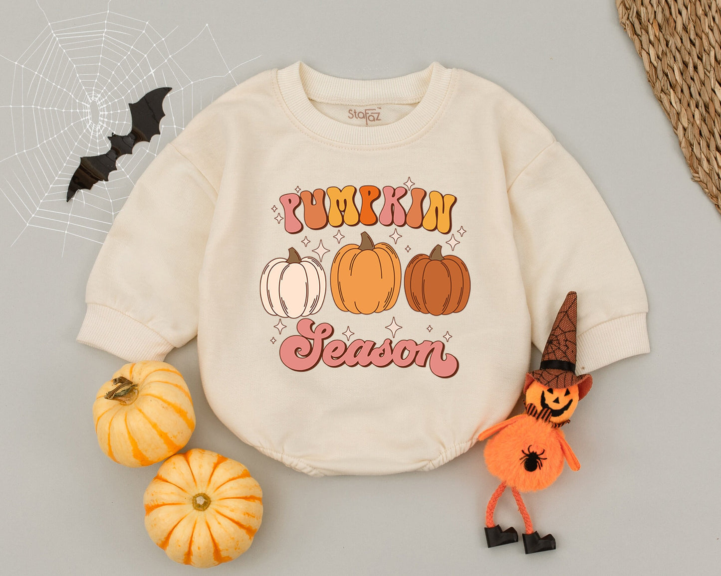 Little Pumpkin Romper: First Thanksgiving & Halloween Outfit