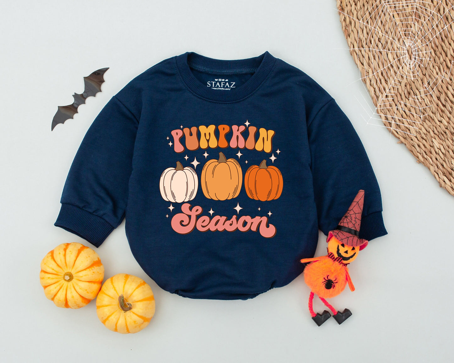 Little Pumpkin Romper: First Thanksgiving & Halloween Outfit