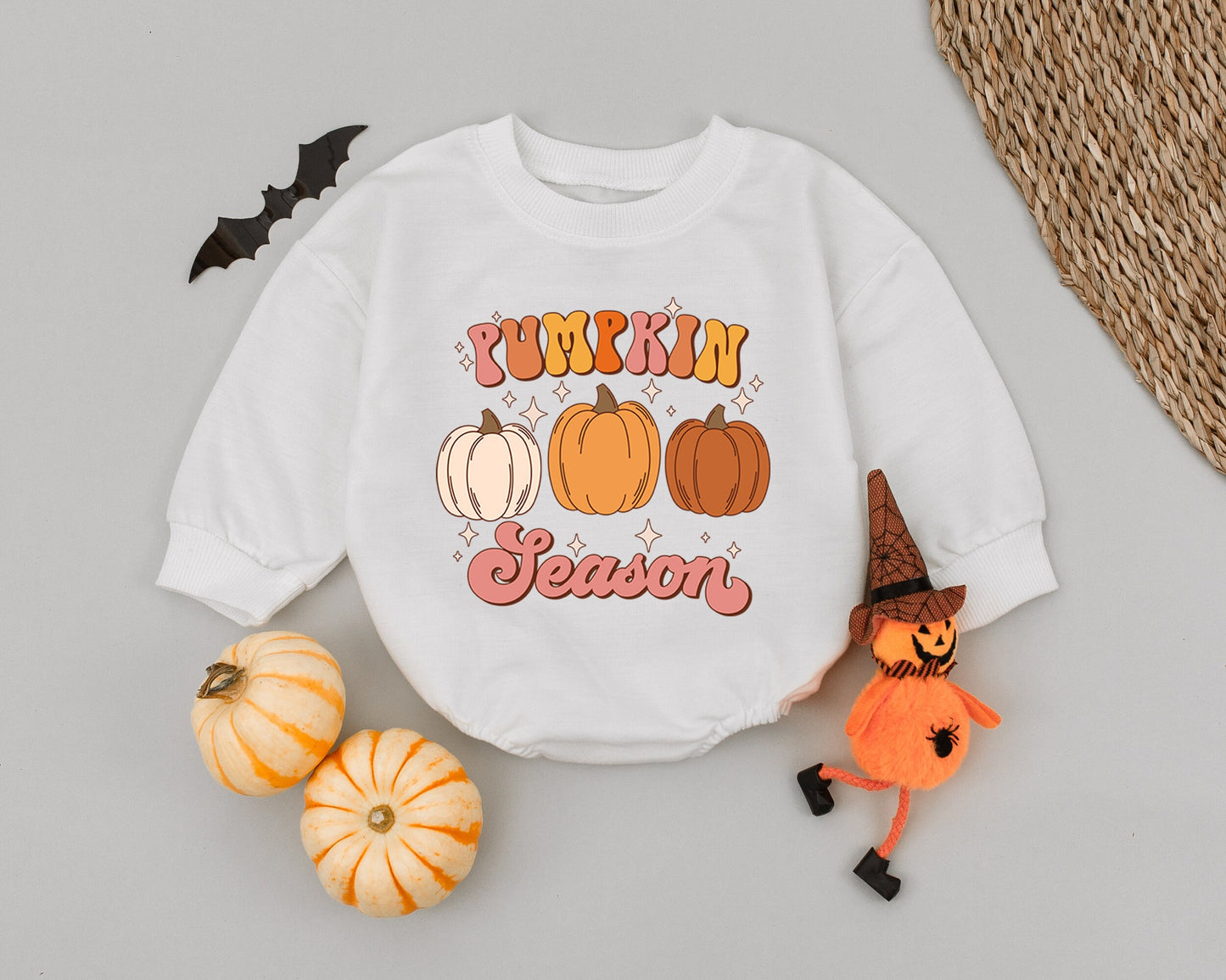 Little Pumpkin Romper: First Thanksgiving & Halloween Outfit