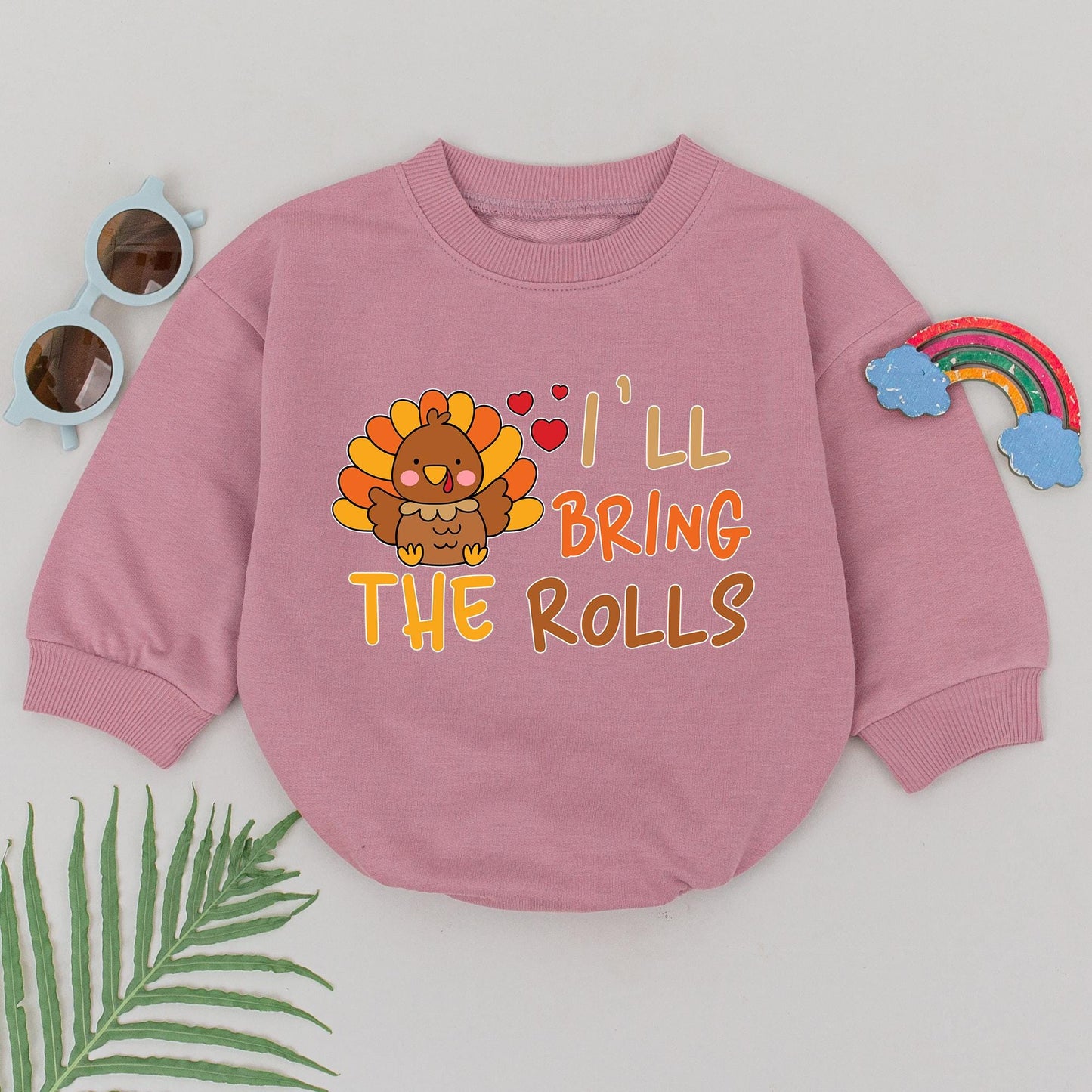 Thanksgiving Baby Romper: First Holiday Outfit, Fall Baby Gift