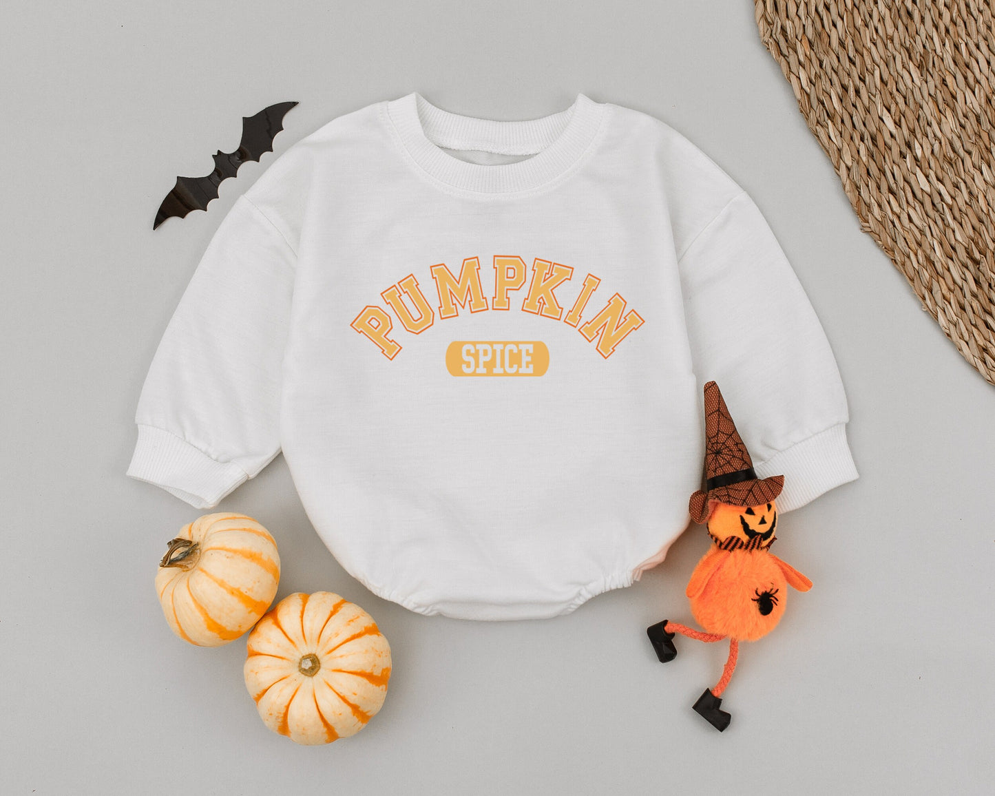 First Thanksgiving & Halloween Baby Romper - Cute Fall Bodysuit