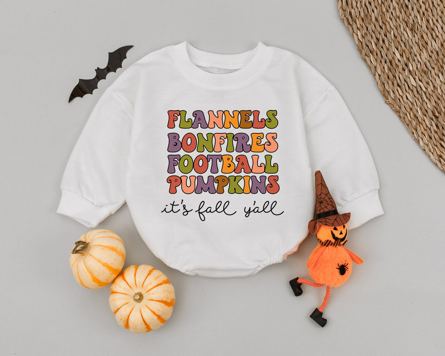 Groovy Thanksgiving Baby Romper: Cute Fall & 1st Birthday Outfit