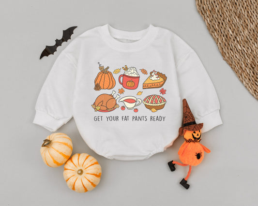 First Thanksgiving Baby Romper: Cute Fall Outfit for Newborns