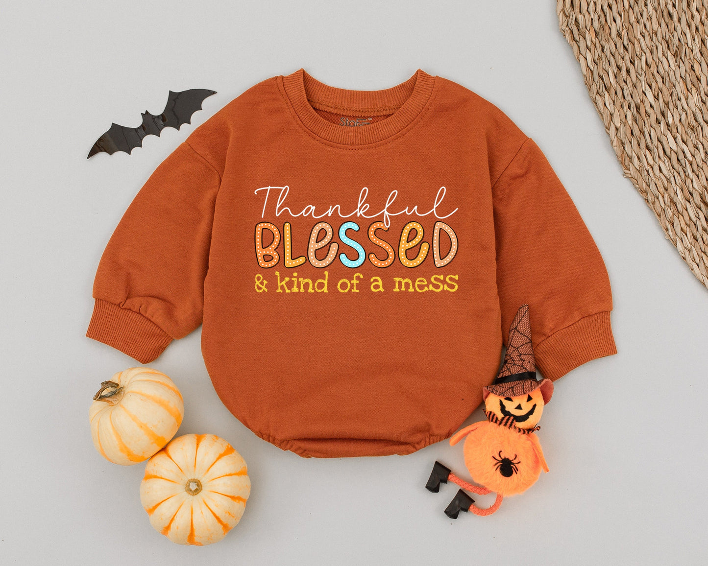 Autumn Baby Romper: First Thanksgiving Outfit - Cute & Cozy Style