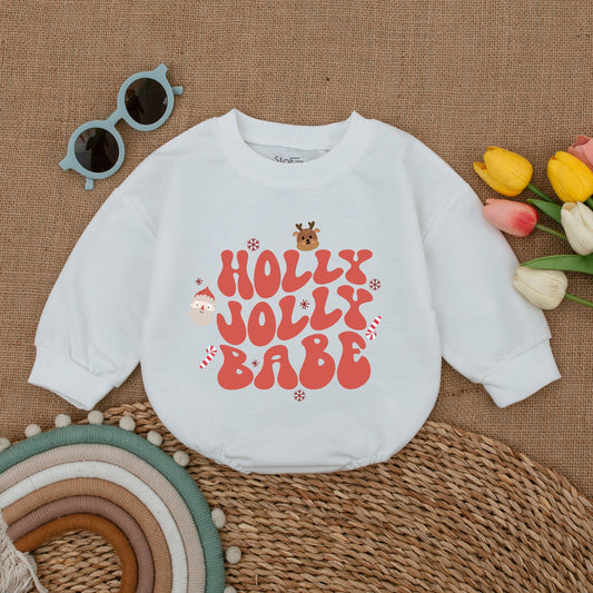 Christmas Baby Romper: Festive Bodysuit for First Holiday Outfit