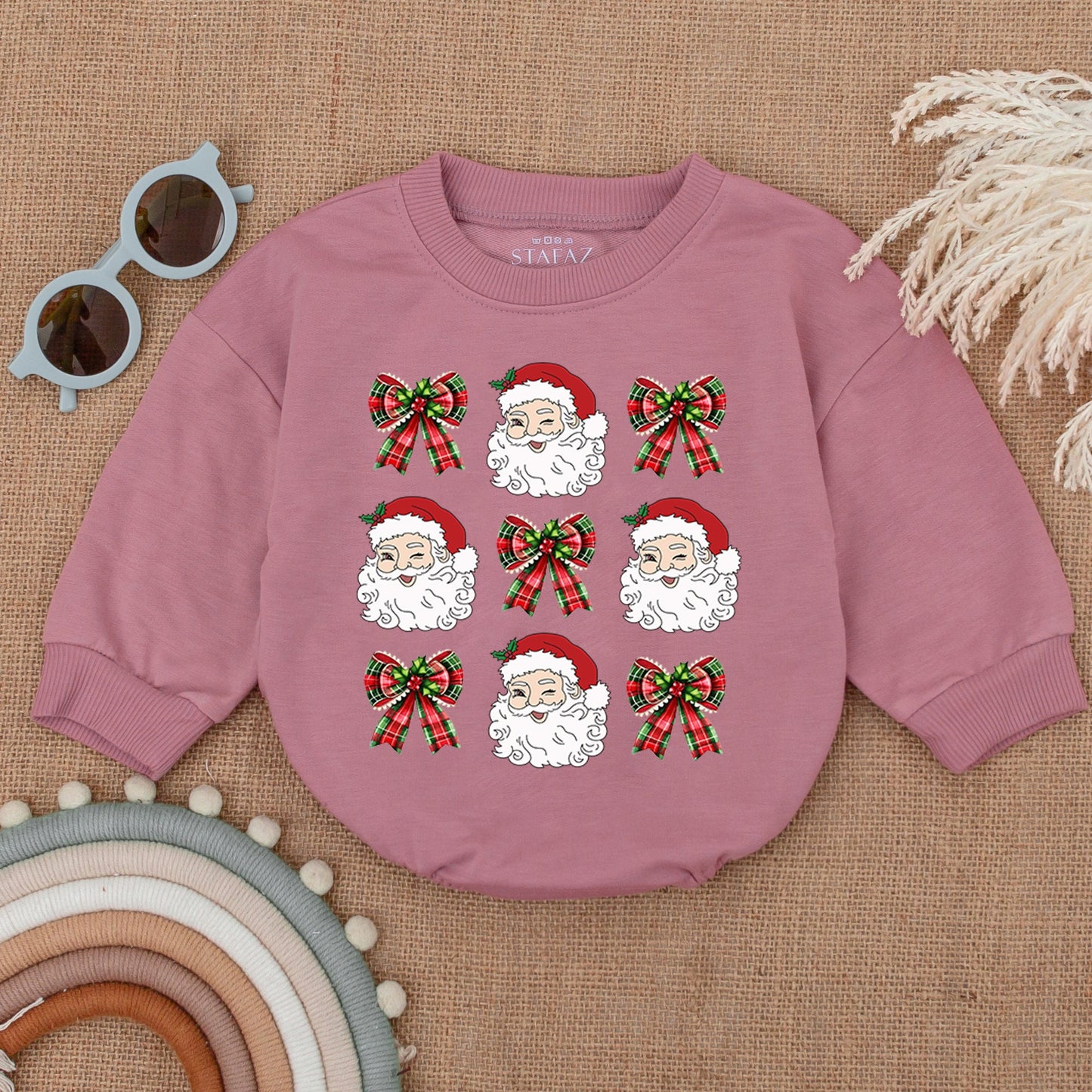 Festive Baby Bodysuit & Santa Romper – Perfect Christmas Gift