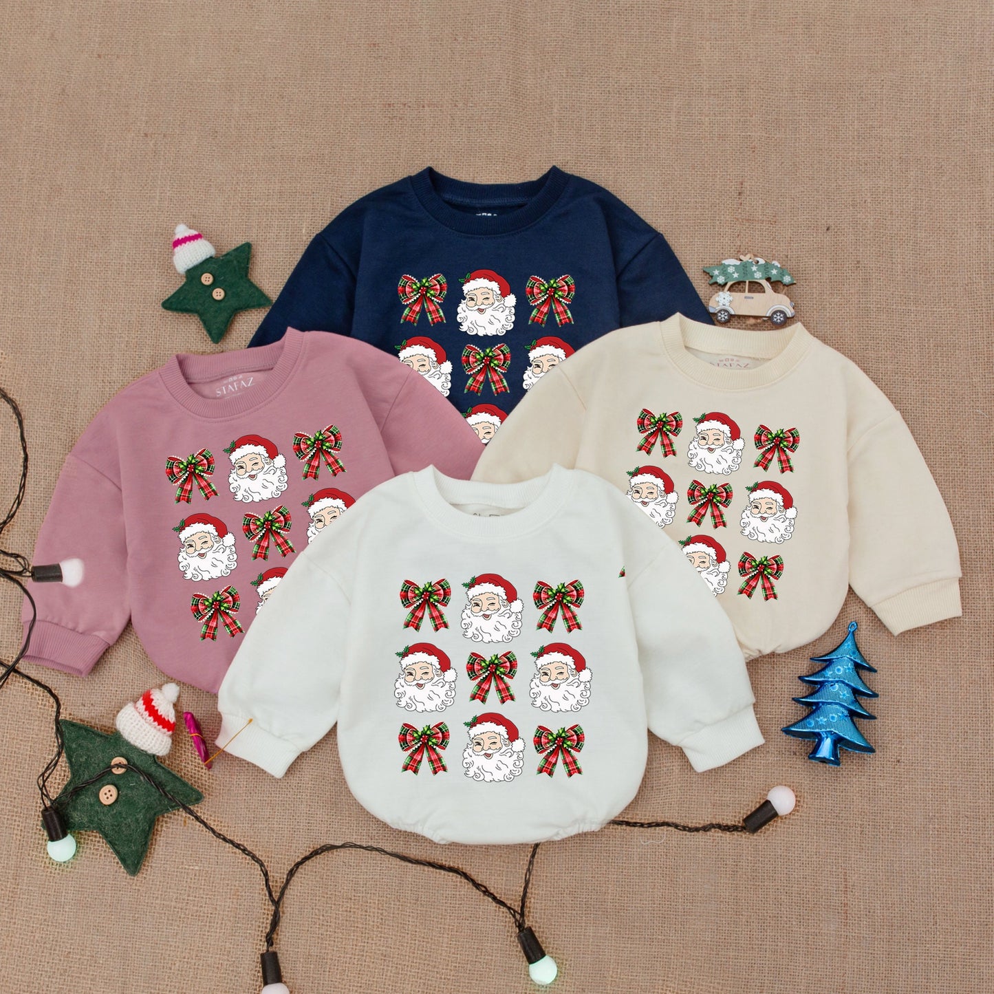 Festive Baby Bodysuit & Santa Romper – Perfect Christmas Gift