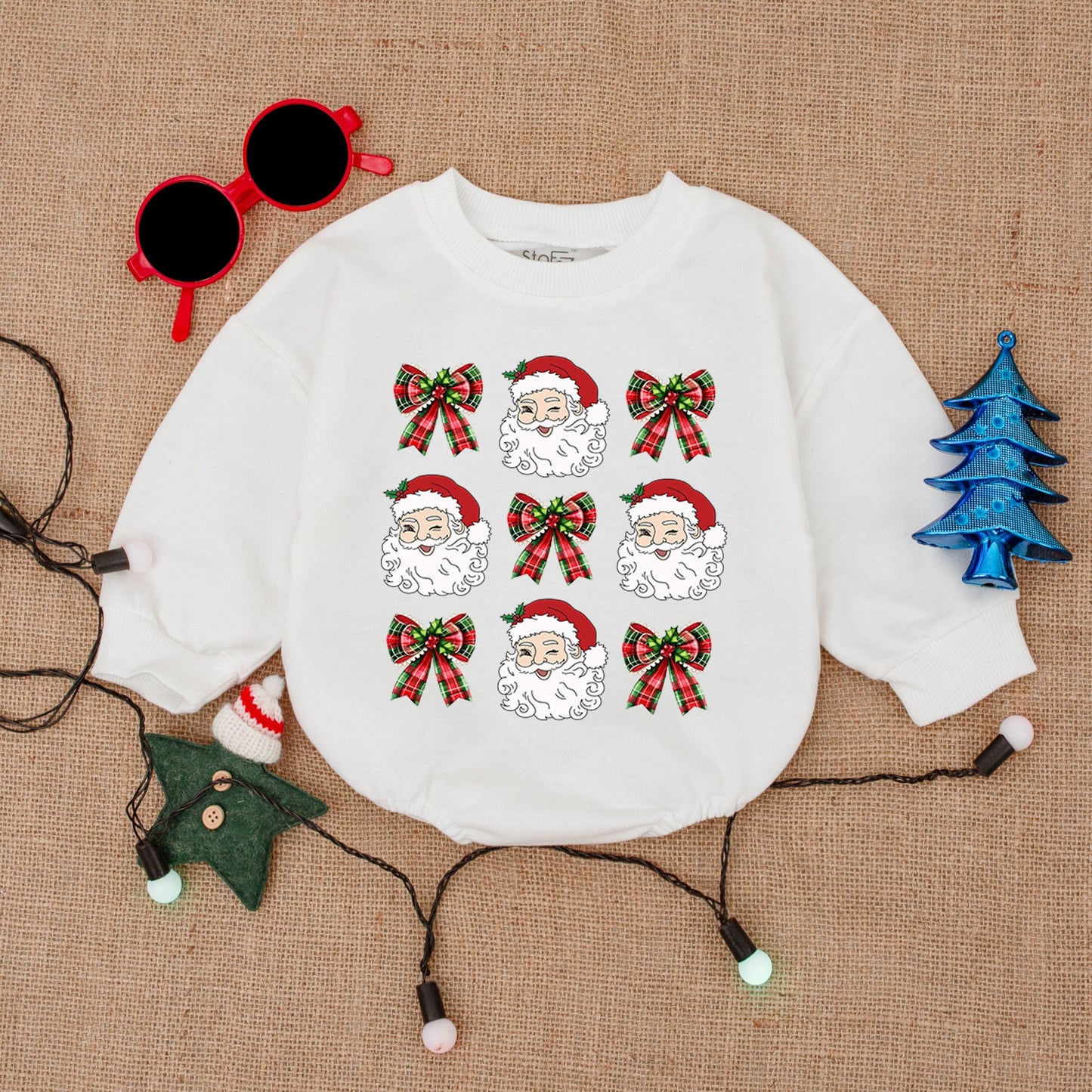 Festive Baby Bodysuit & Santa Romper – Perfect Christmas Gift