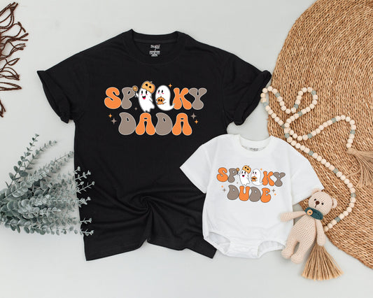 Spooky 1st Birthday Family Tees: Halloween Matching Outfits