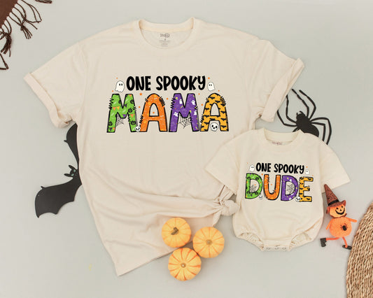 Spooky Family Matching Shirts - Halloween 1st Birthday Outfits