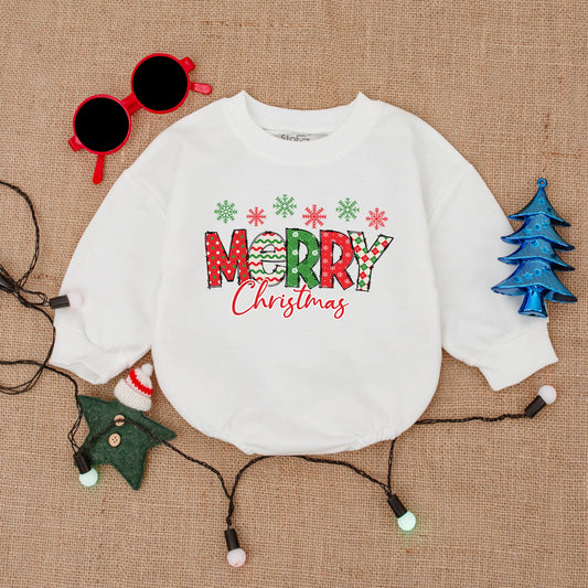 Festive Santa Romper, Cozy Baby Outfit, Christmas Bodysuit Gift