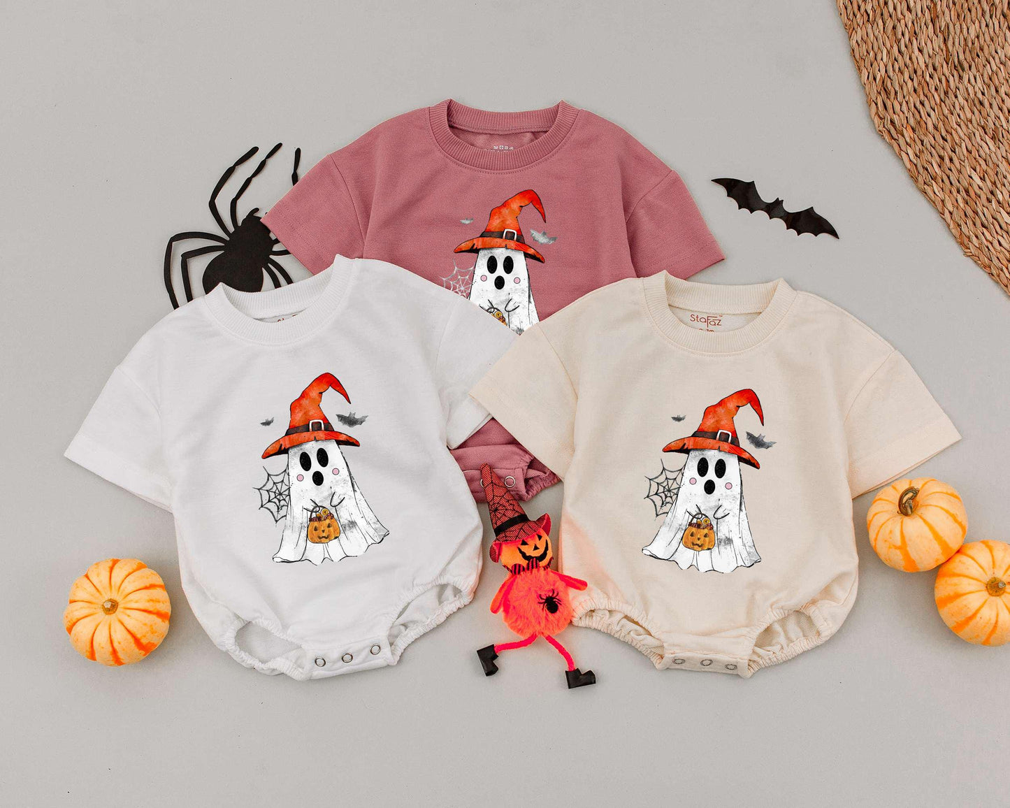 Boo-tiful Halloween Baby Romper: Spooky Outfit for Boys & Girls