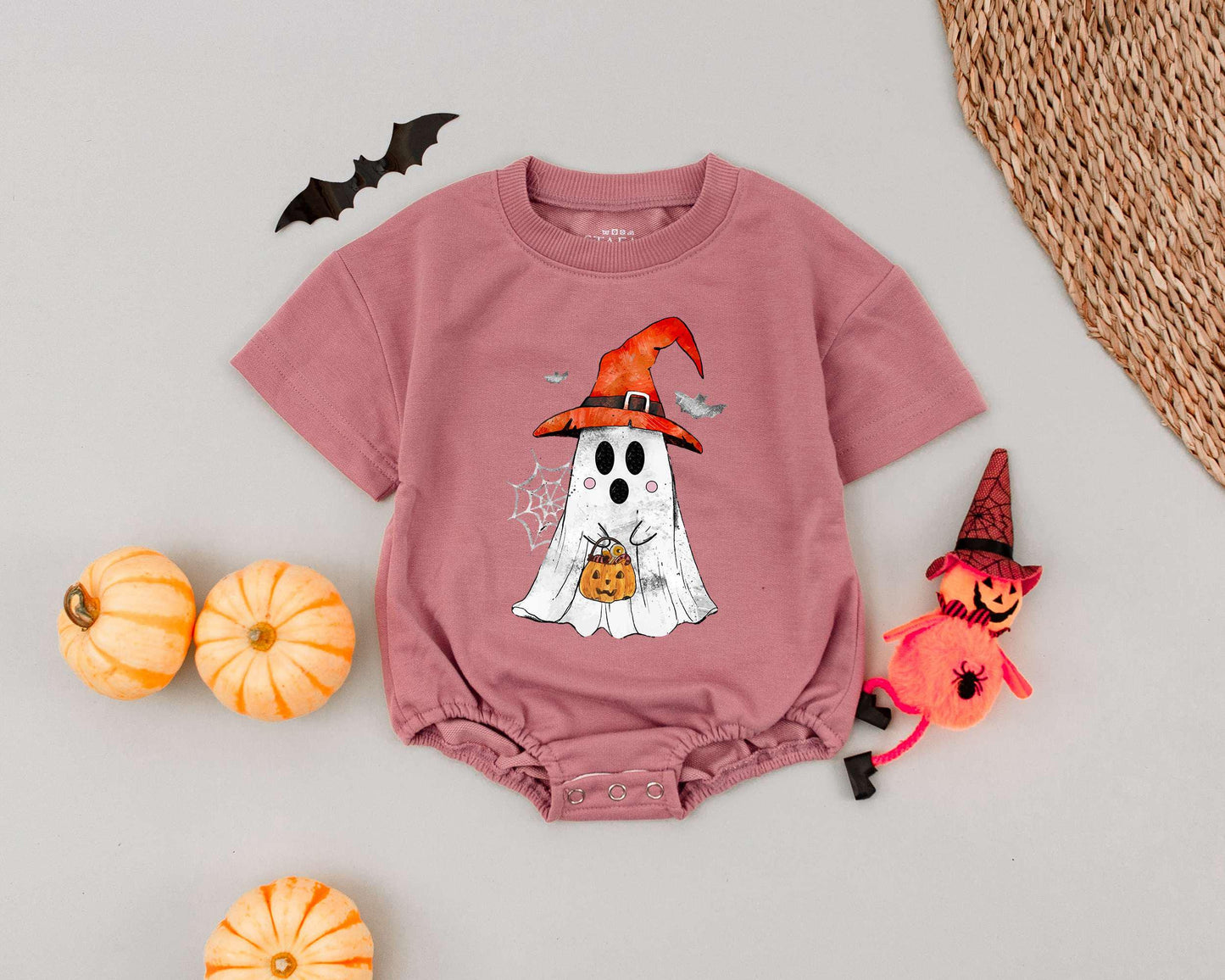Boo-tiful Halloween Baby Romper: Spooky Outfit for Boys & Girls