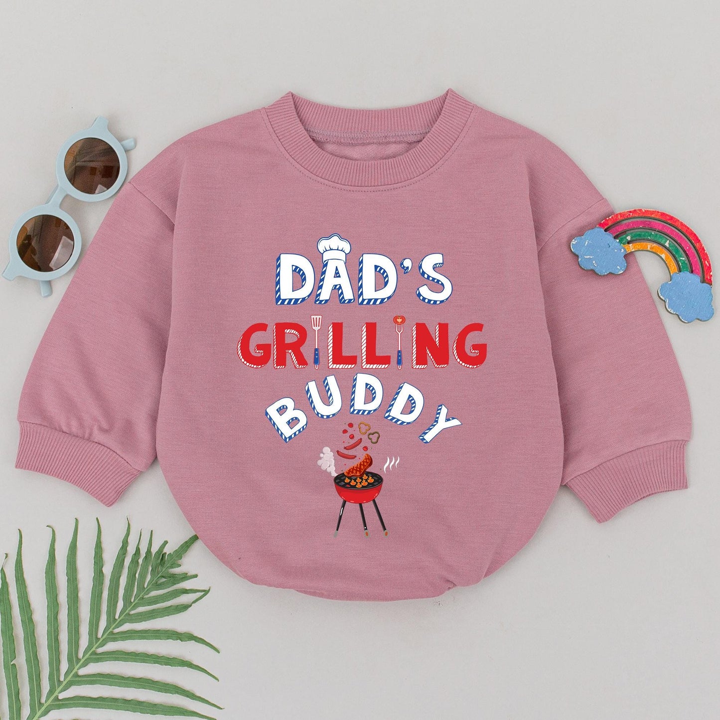 Grill Master Baby Romper: Perfect Father's Day & Baby Shower Gift