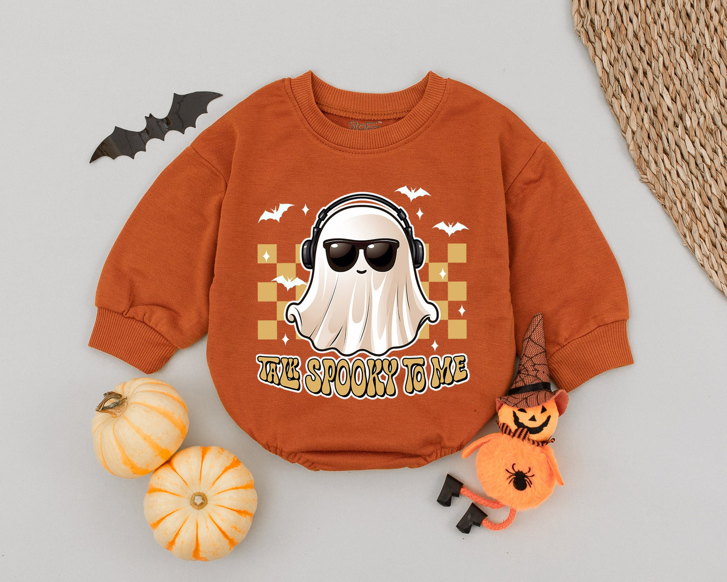 Spooky Fun Ghost Baby Romper - Halloween Outfit for Toddlers
