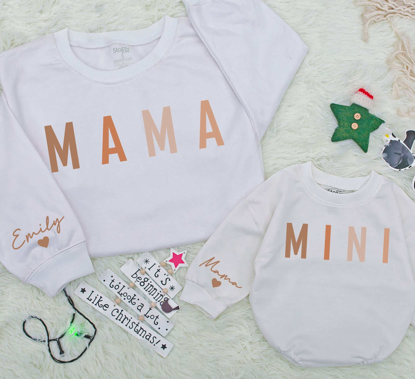 Matching Fall Sweatshirts: Mommy & Me Outfits, Custom Thanksgiving
