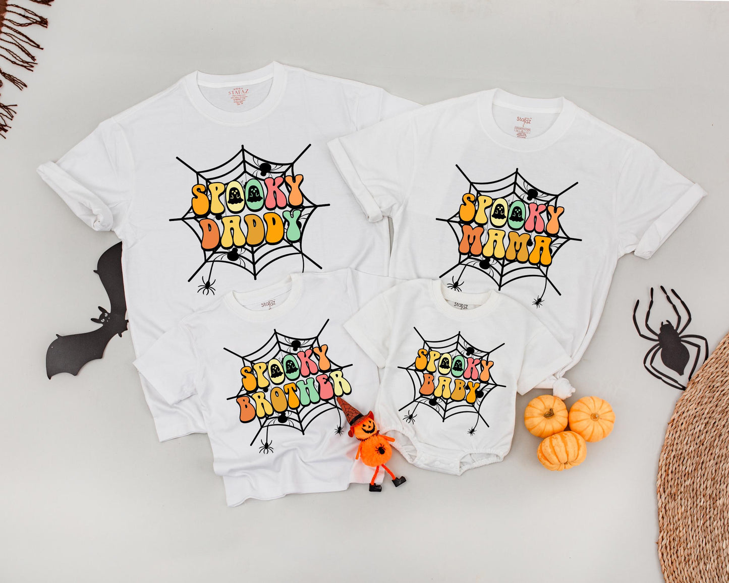 Retro Family Halloween Shirts, Matching Costumes, Spooky Mommy & Me