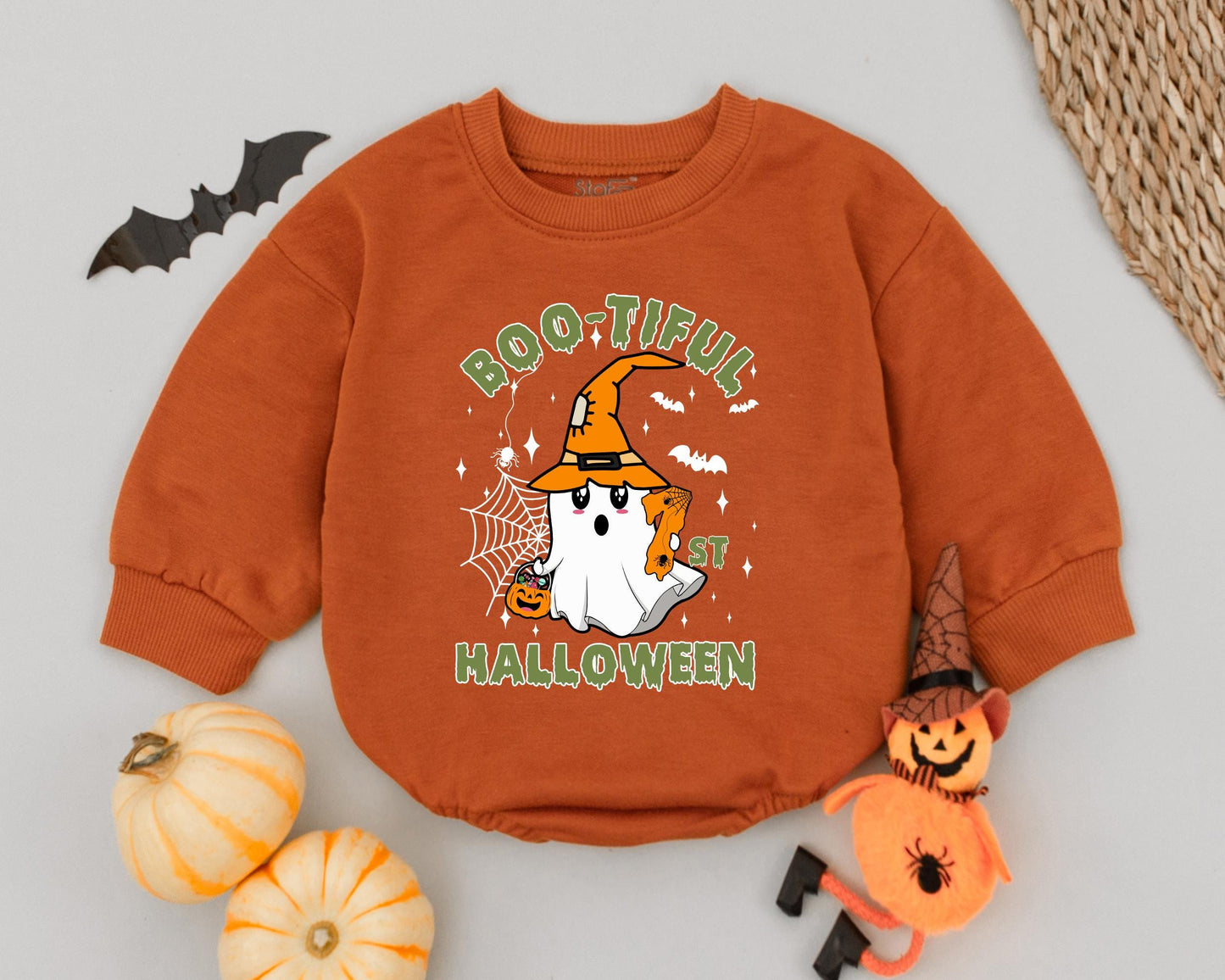 Retro Halloween Baby Romper - Perfect First Outfit & Gift Idea