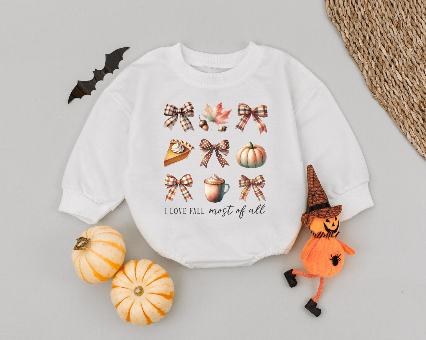 Pumpkin Spice Toddler Romper: Halloween & Thanksgiving Outfit