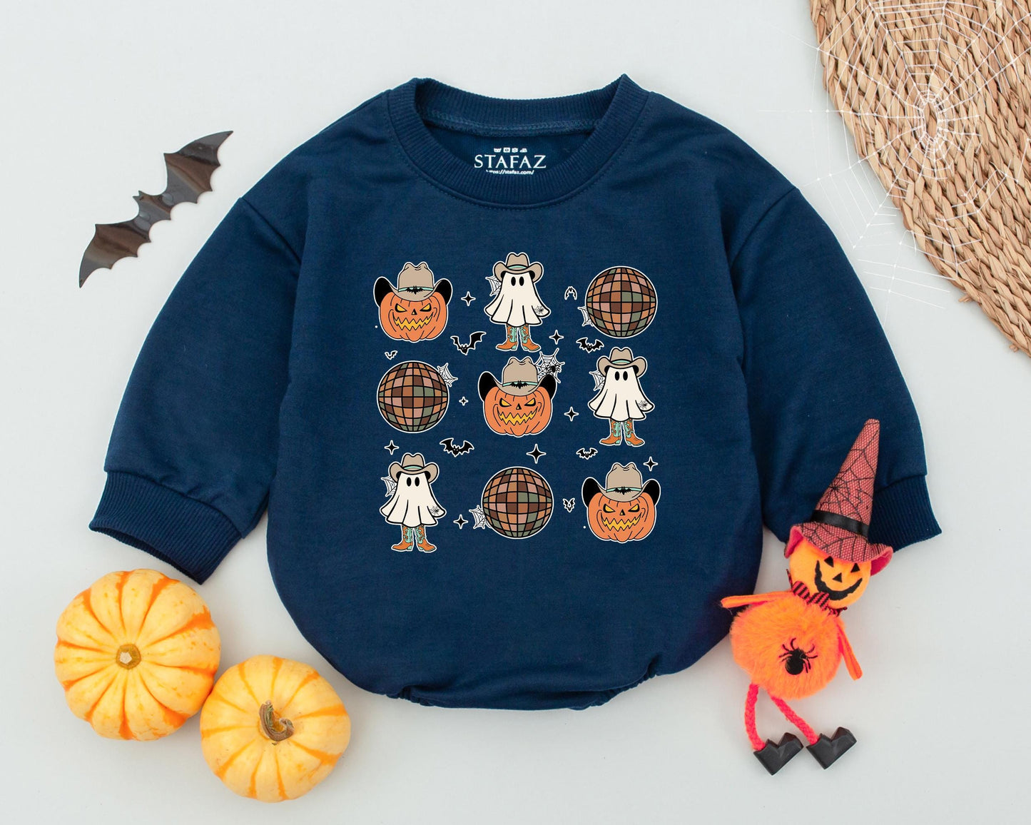 Western Toddler Romper Costume - Fall Baby Clothes & Pumpkin Gift