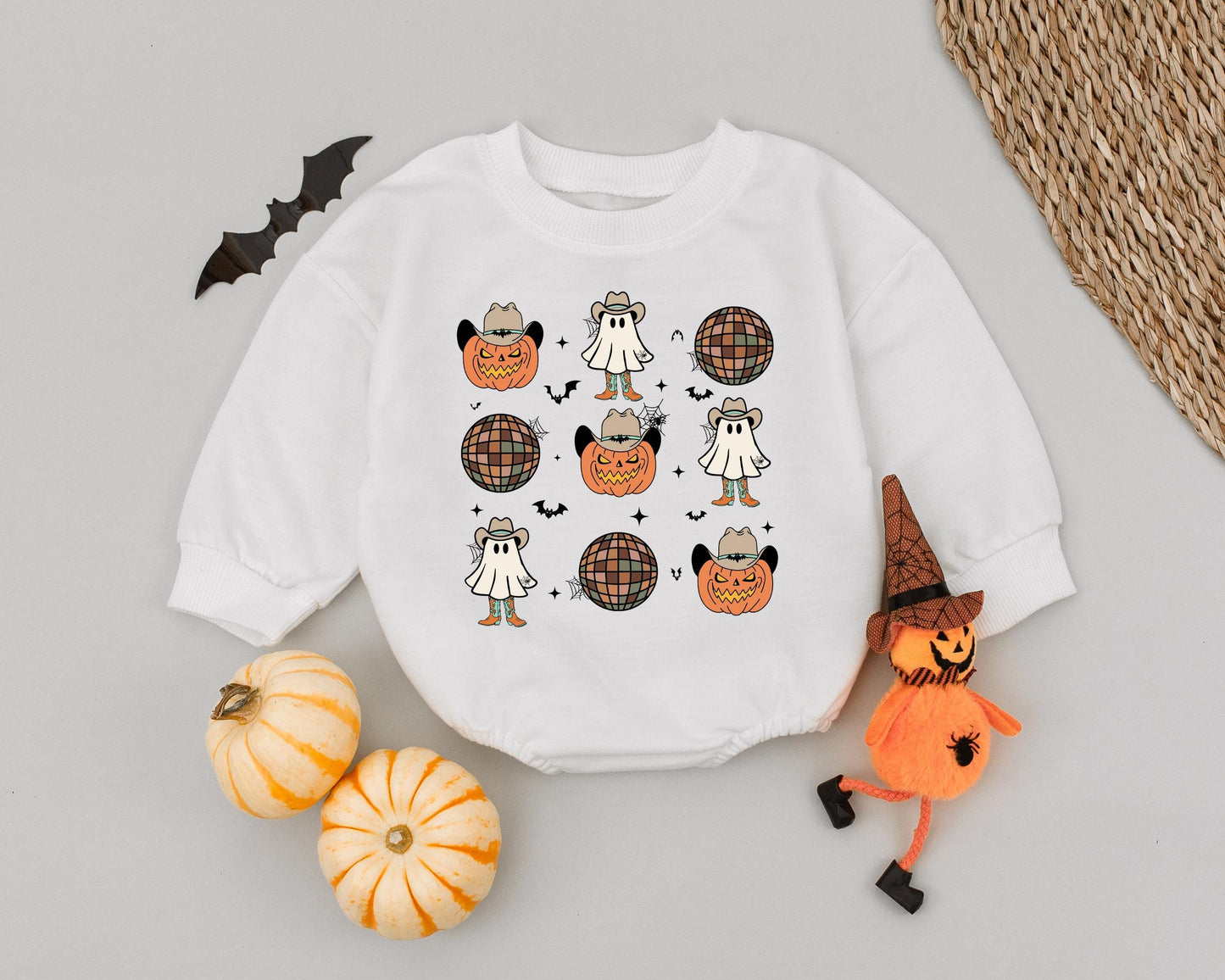 Western Toddler Romper Costume - Fall Baby Clothes & Pumpkin Gift