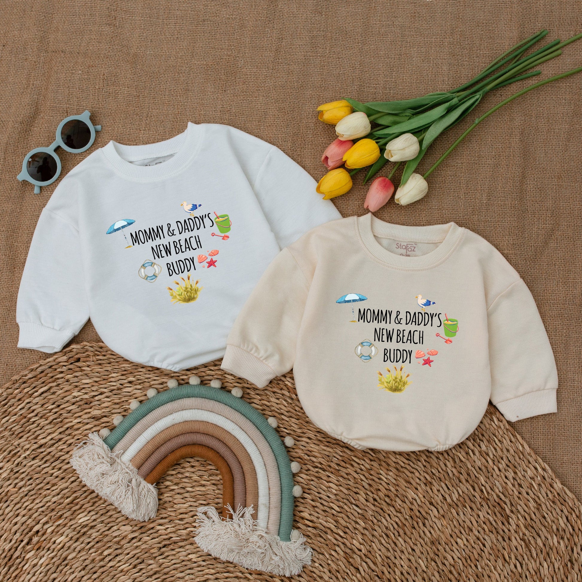 Beach Baby Bodysuit: Perfect Gift for Summer Showers & Newborns
