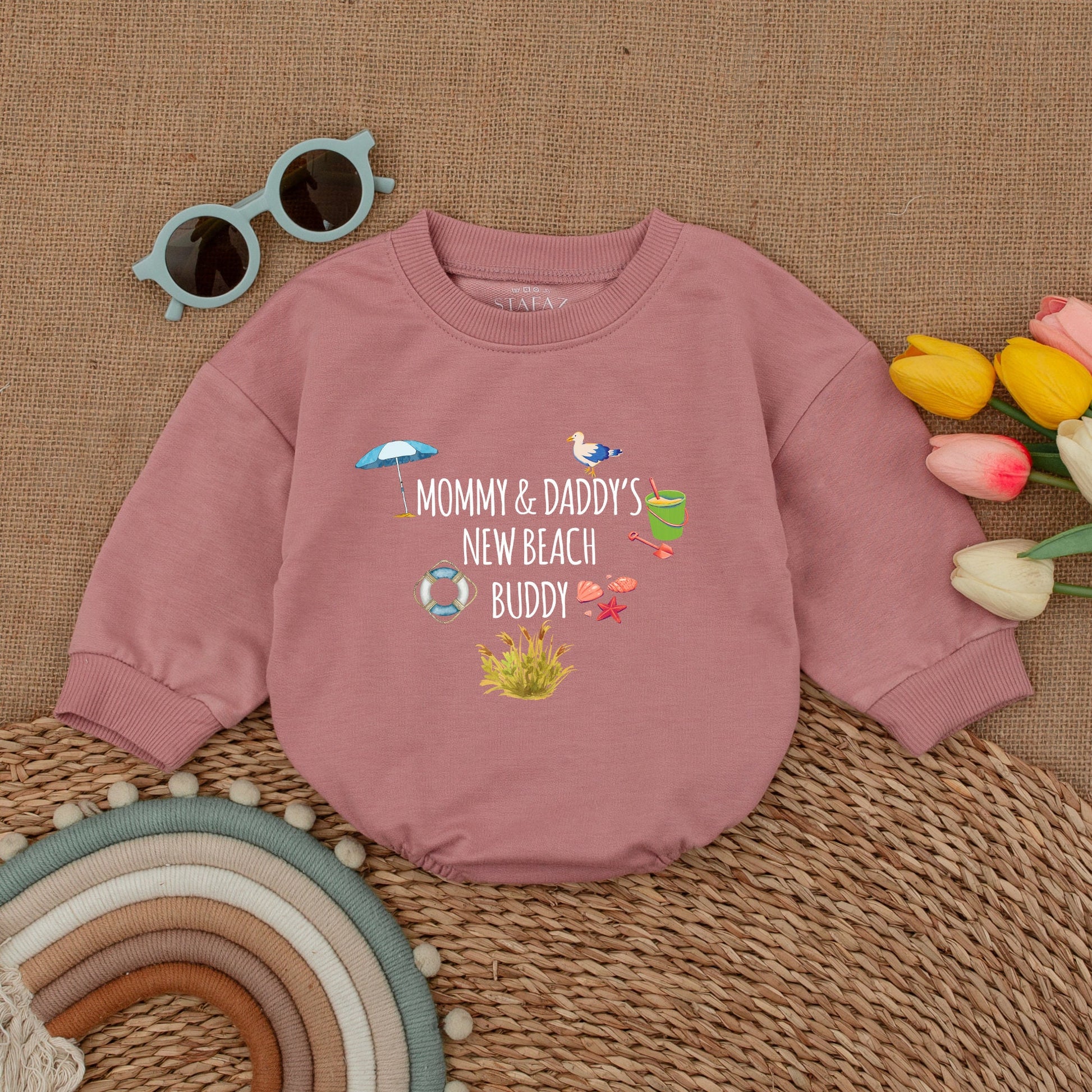 Beach Baby Bodysuit: Perfect Gift for Summer Showers & Newborns