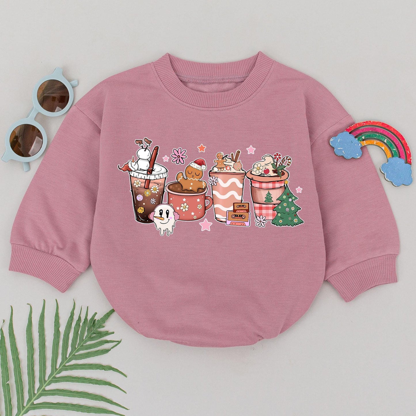 Festive Baby Romper: 1st Christmas Outfit & Baby Shower Gift