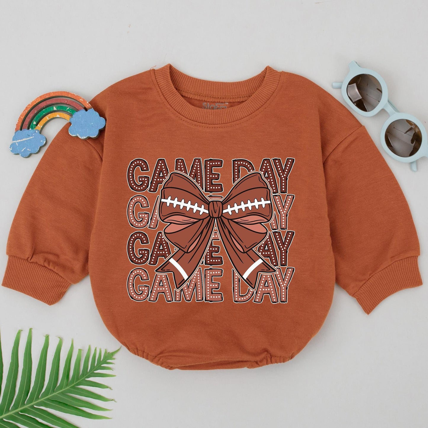 Retro Football Romper: Baby Game Day Outfit & Gifts for All